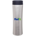 16 Oz. Silver Cyrus Stainless Steel Tumbler